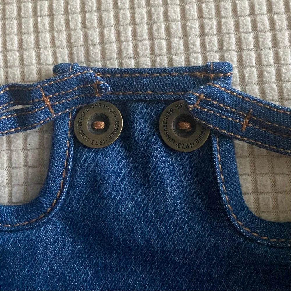 Longaberger New Denim Liner for Cake Basket Blue
